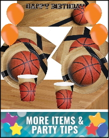 Basketball Party Supplies, Decorations, Balloons and Ideas